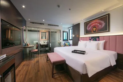 城市景观双人间或双床间 — Aurora Hanoi Hotel